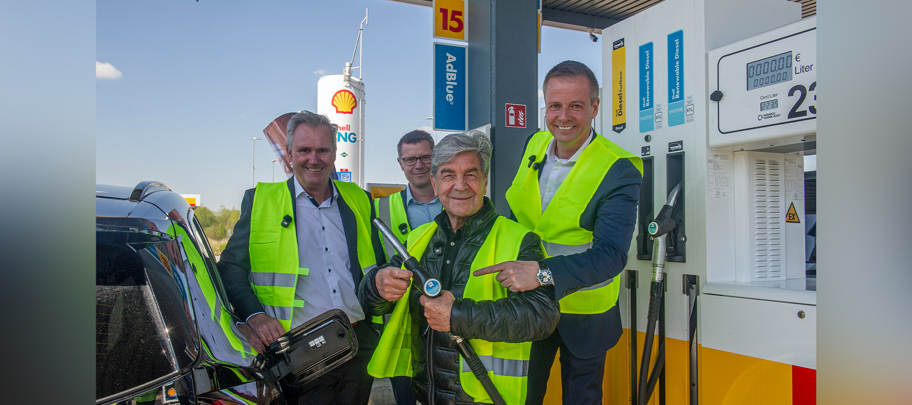 HVO100 jetzt auch an den Autohöfen: Einführung von Shell Renewable Diesel am Euro Rastpark Jettingen-Scheppach