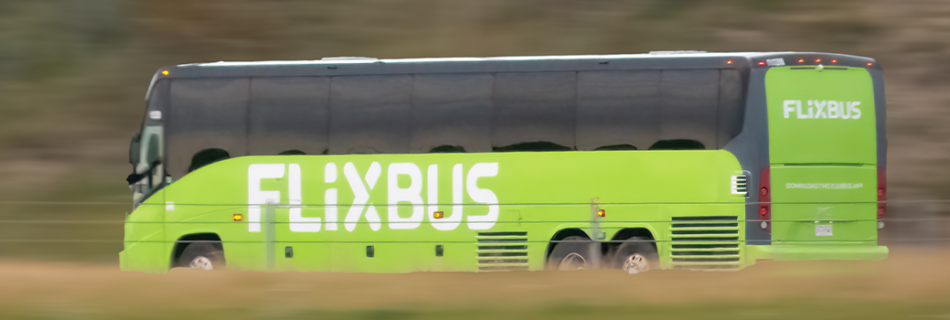 FlixBus auf der Straße